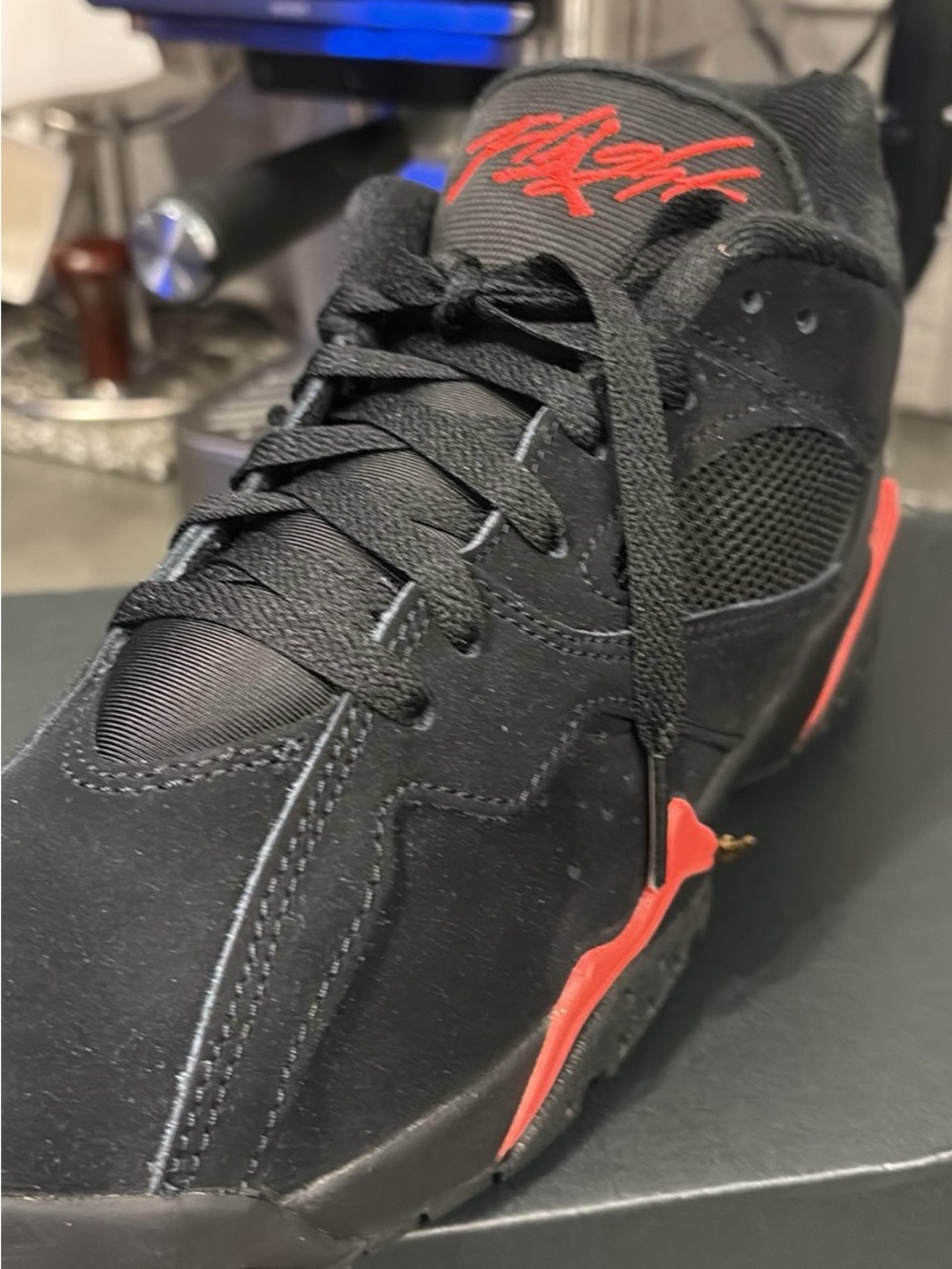 Jordan Kids MVP 92’ Black and Red Sneakers